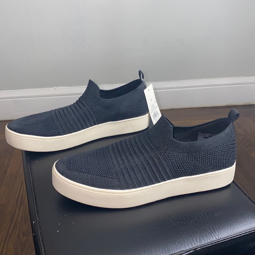 Black slip on shoes